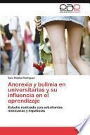 libro Anorexia Y Bulimia En Universitarias Y Su Influencia En El Aprendizaje